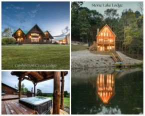 Coschocton Hills - 2 Luxury Log Cabins - Lake
